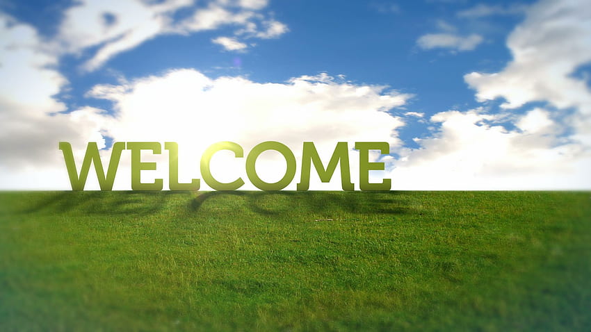 Welcome Background - PowerPoint Background for PowerPoint HD wallpaper