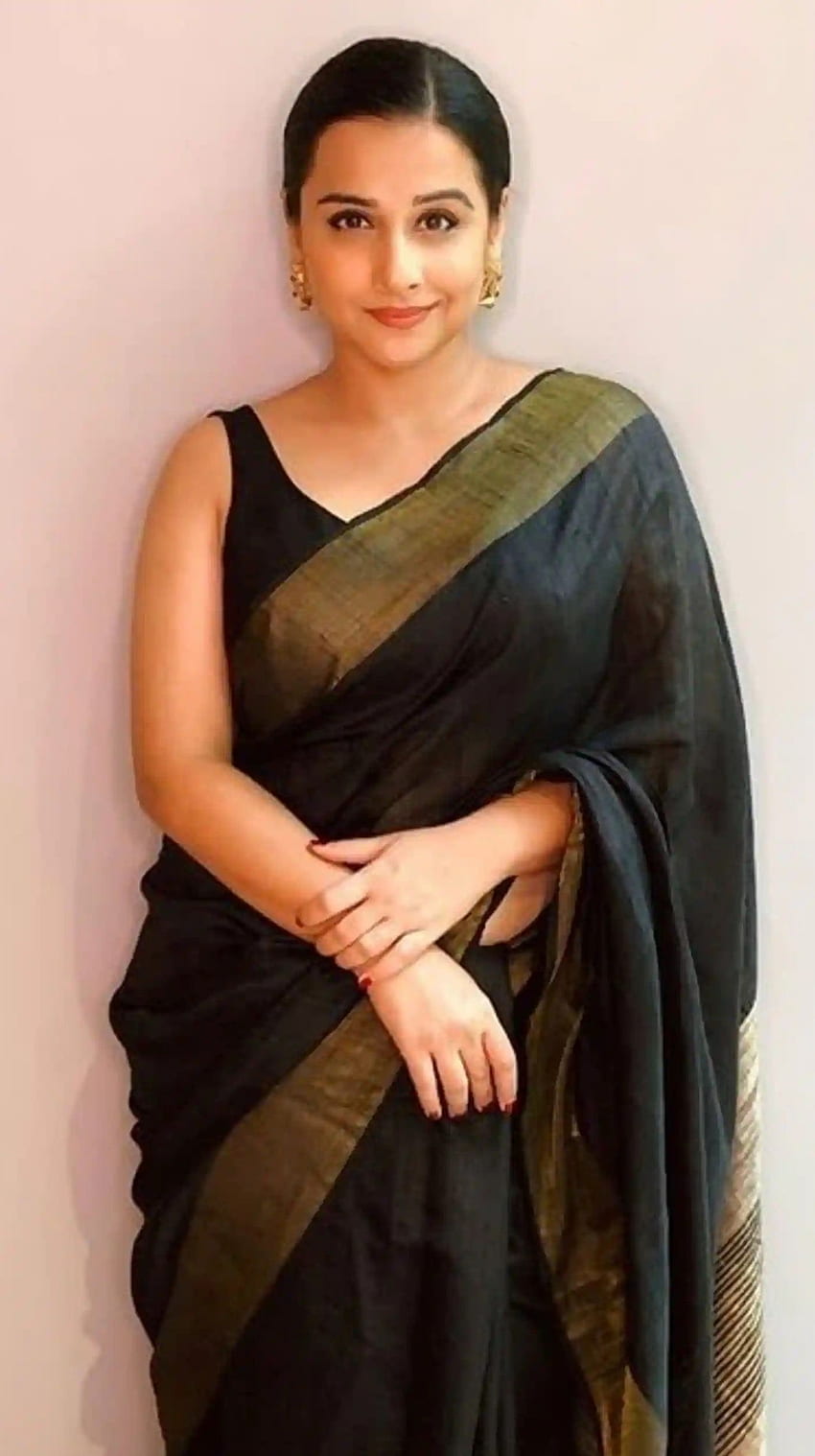 Vidya balan, modelo, belleza sari, actriz de bollywood fondo de pantalla del teléfono