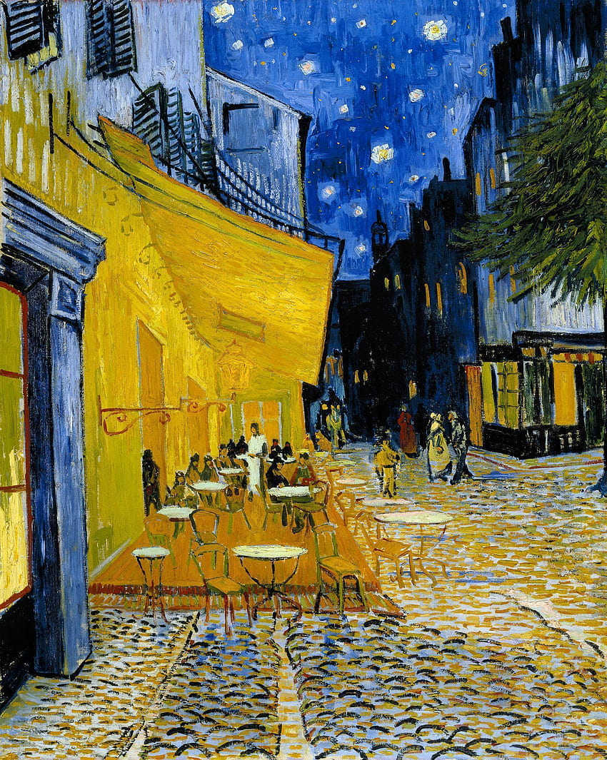 Van Gogh Café Terrace At Night, Cafe Terrace At Night HD phone wallpaper