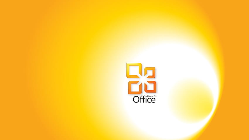 Microsoft, Office, Yellow , Hi Tech , , And Background HD wallpaper