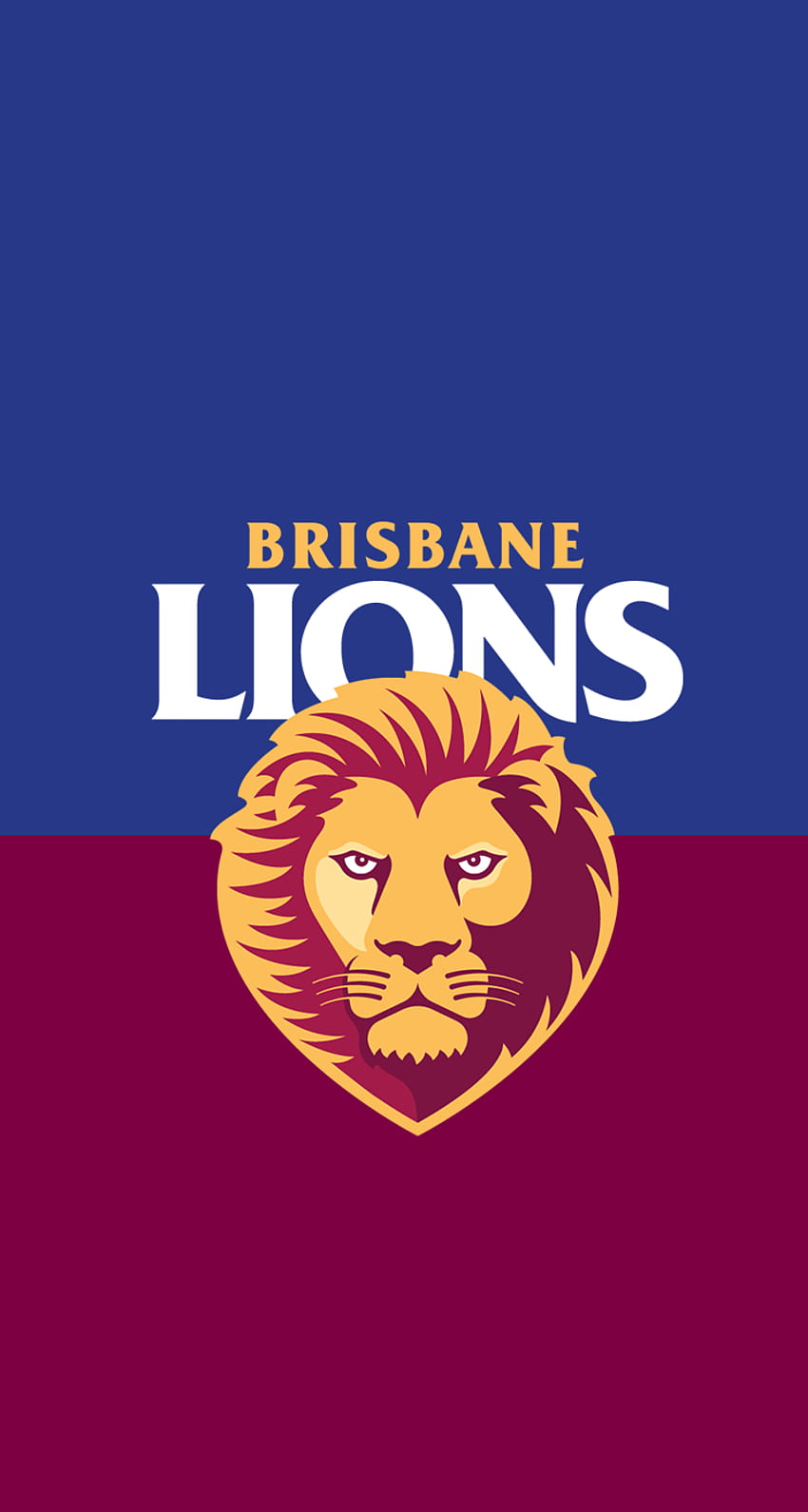 Paredes deportivas iPhone 5, Brisbane Lions fondo de pantalla del teléfono