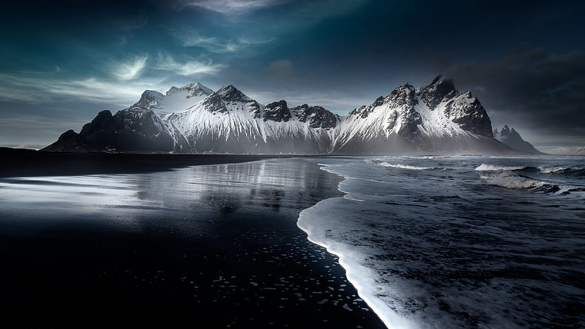 Islande Hofn, Austurland Plage Nature Montagnes, 3840 X 2160 Plage Fond d'écran HD