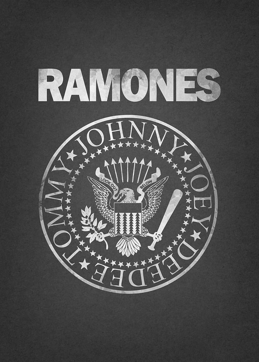 Ramones Band Logo Poster' Poster von Zull. Displate. Rockband-Poster, Band-Poster, Band-Logos HD-Handy-Hintergrundbild