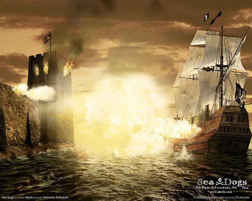Sea Dogs Age of Pirates vdeo game, Maritime HD wallpaper