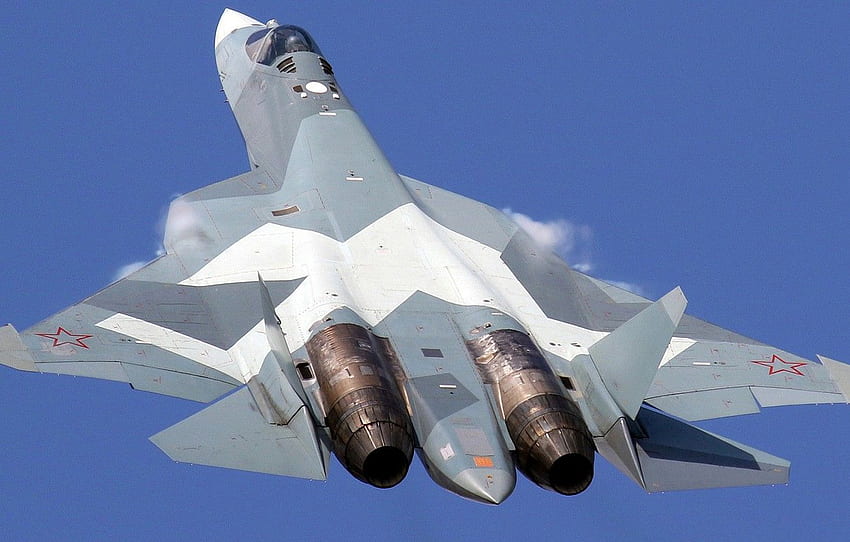T 50, PAK FA, Visioconférence Russie, The Fifth Generation Fighter, Su 57, OKB Imeni P. O. Sukhoi, Promising Russian Multifunctional For , Section авиация, Sukhoi Su-57 Fond d'écran HD