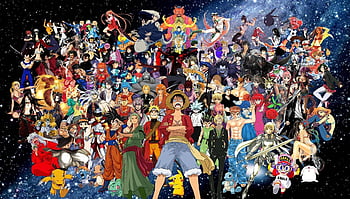 All anime together HD wallpapers  Pxfuel