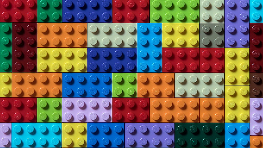 カラフルなレゴ キューブ、2560X1440 LEGO 高画質の壁紙