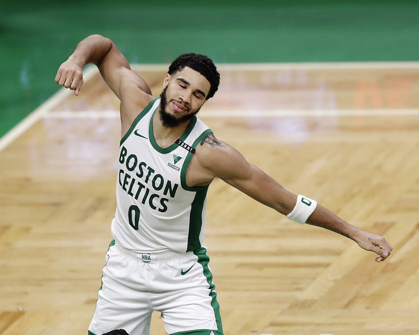 Rétrospective Boston Celtics 2020 : L'année de Jayson Tatum, Maillot Jayson Tatum Fond d'écran HD