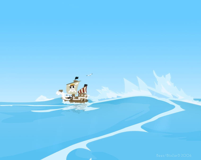Anime one piece Going Merry Wallpaper HD
