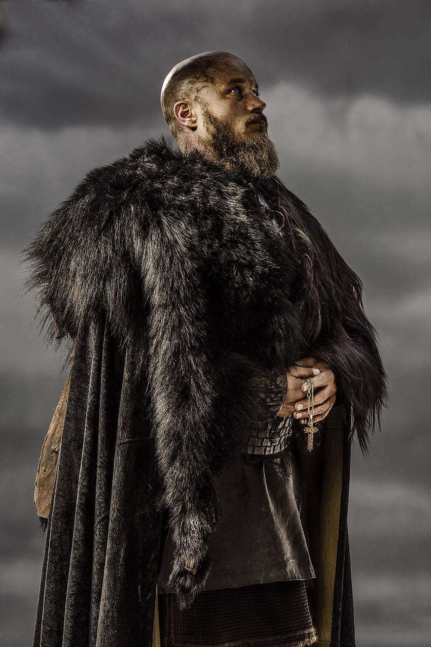 Vikings Ragnar Lothbrok 시즌 3 공식 - Vikings(TV 시리즈) HD 전화 배경 화면
