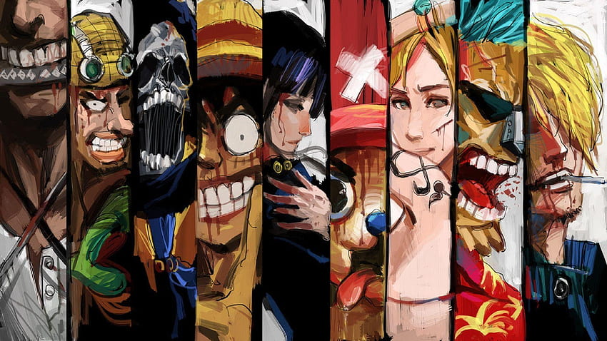Episches One Piece HD-Hintergrundbild
