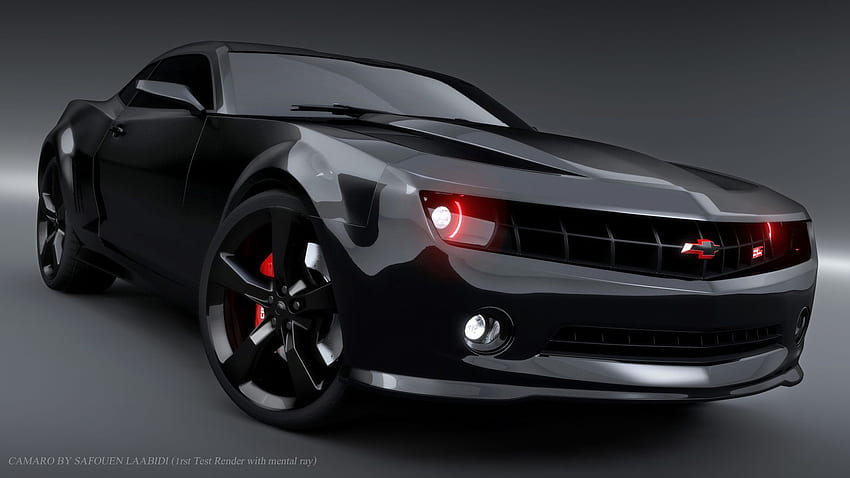 Chevrolet Camaro Z Black Likegrass Killa B Camaro HD Wallpaper | Pxfuel