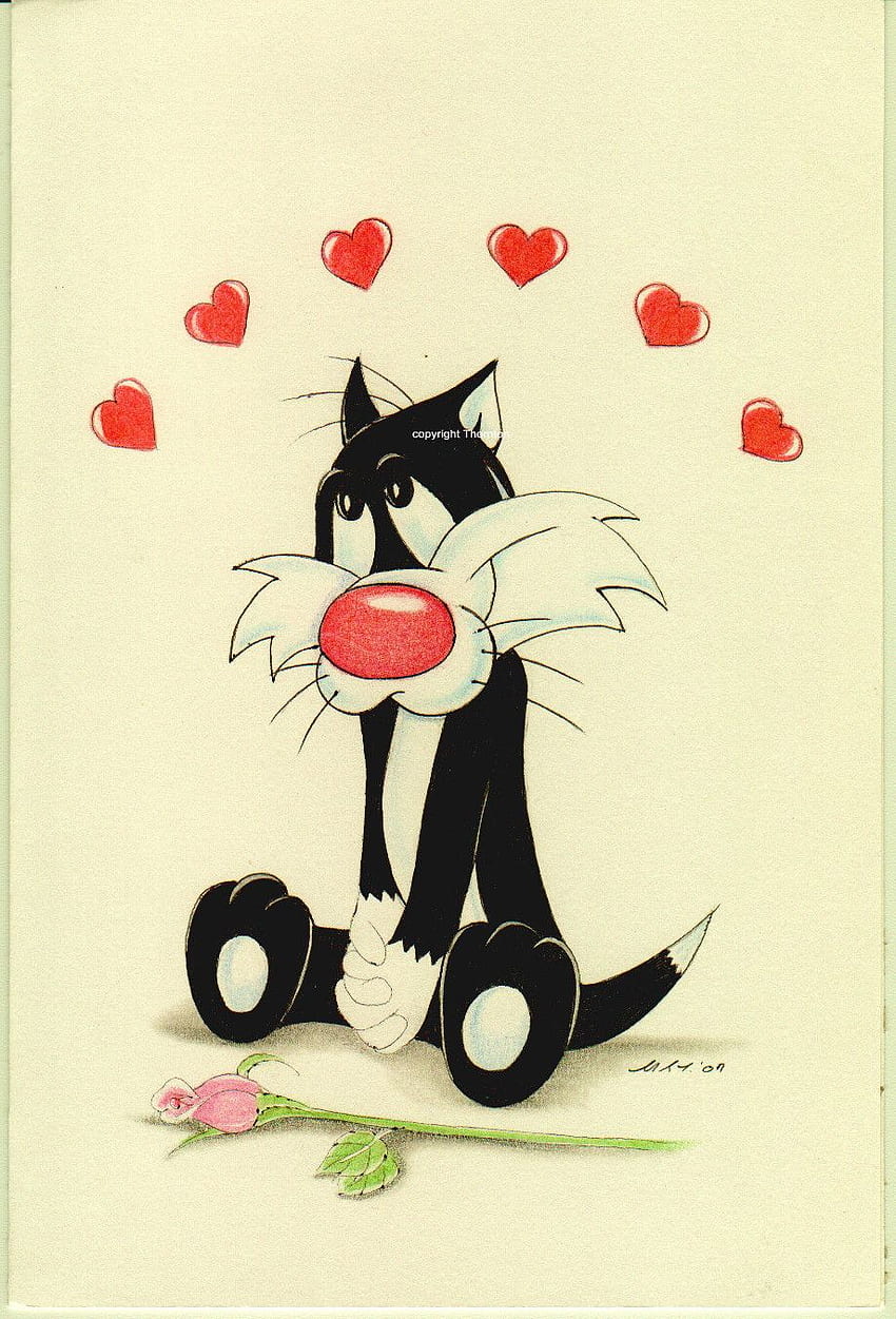 Sylvester, cartoons, HD wallpaper | Peakpx