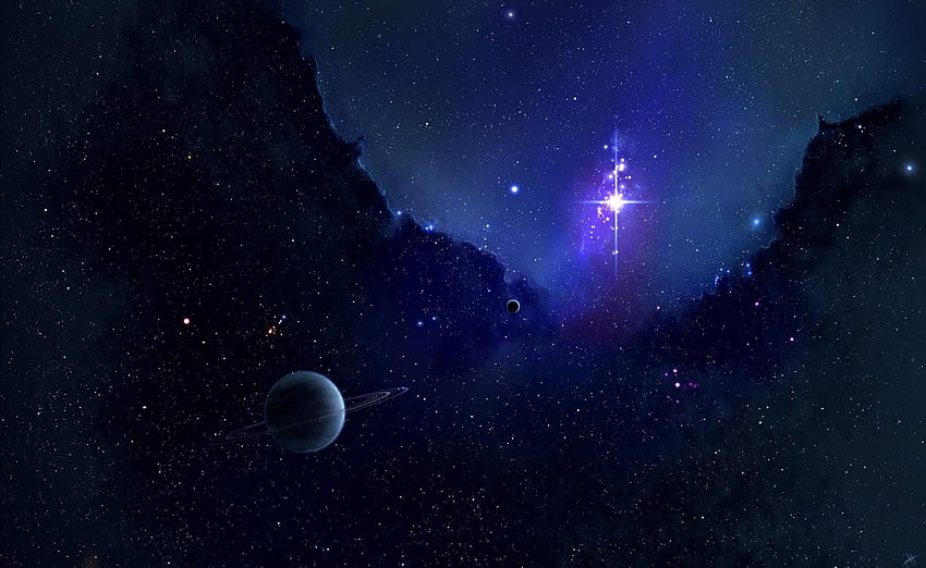 Universe, Stars, Nebula, Galaxy, Planet HD wallpaper