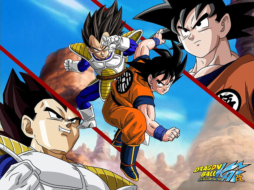 Saiyan saga Goku and Vegeta vs First form Zarbon!! - Battles HD wallpaper
