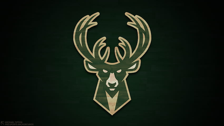 Milwaukee Bucks – profesjonalne sportowe tło, logo Milwaukee Bucks Tapeta HD
