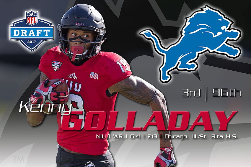 Download Detroit Lions Cool Kenny Golladay Art Wallpaper