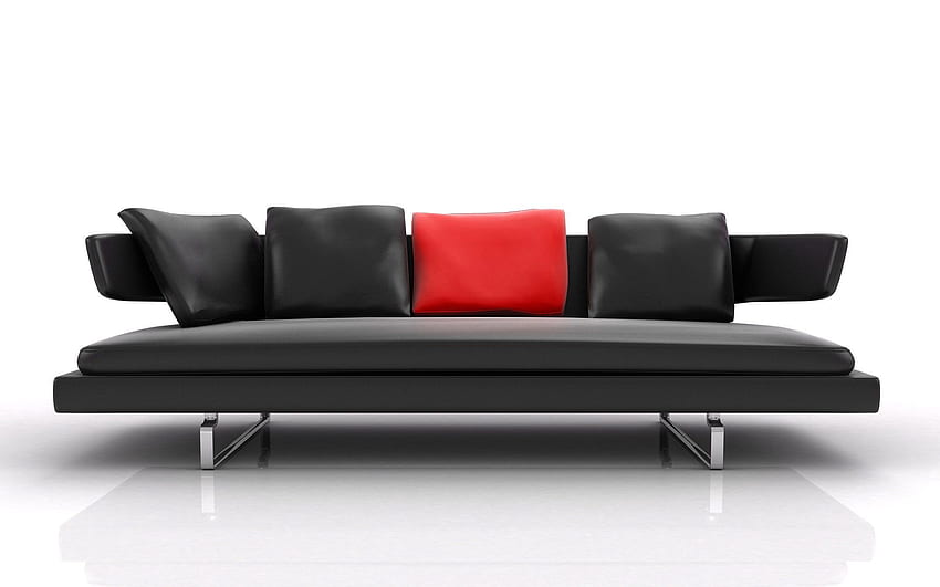 Style, Sofa, Furniture, Modern, Up To Date, Pillows, Cushions HD wallpaper