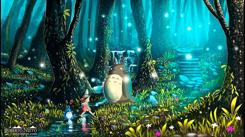 となりのトトロ】Tonari no Totoro - My neighbor Totoro - Sanpo, My Friend Totoro HD wallpaper