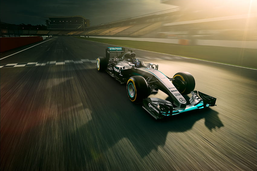 Mercedes AMG Petronas, F1 Car, Formula 1, Racing car HD wallpaper