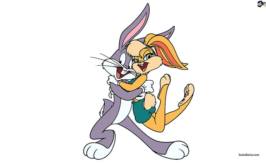 Cartoon Characters - Bugs Bunny and her girlfriend Lola Bunny - Santabanta HD wallpaper