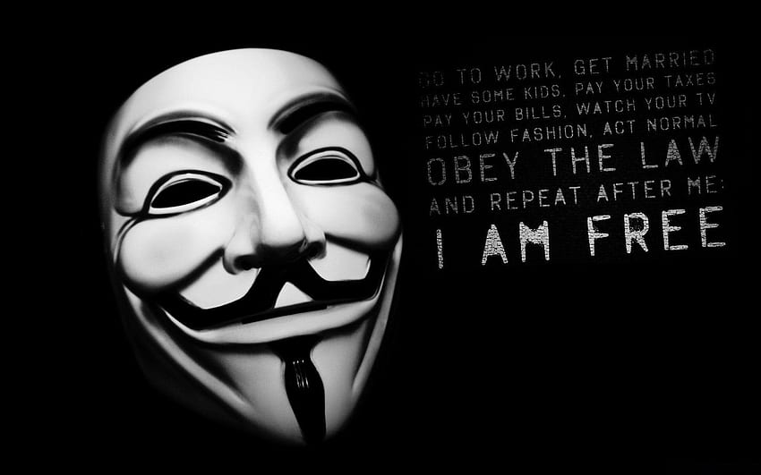Anonymous, Anonymous Quotes HD wallpaper
