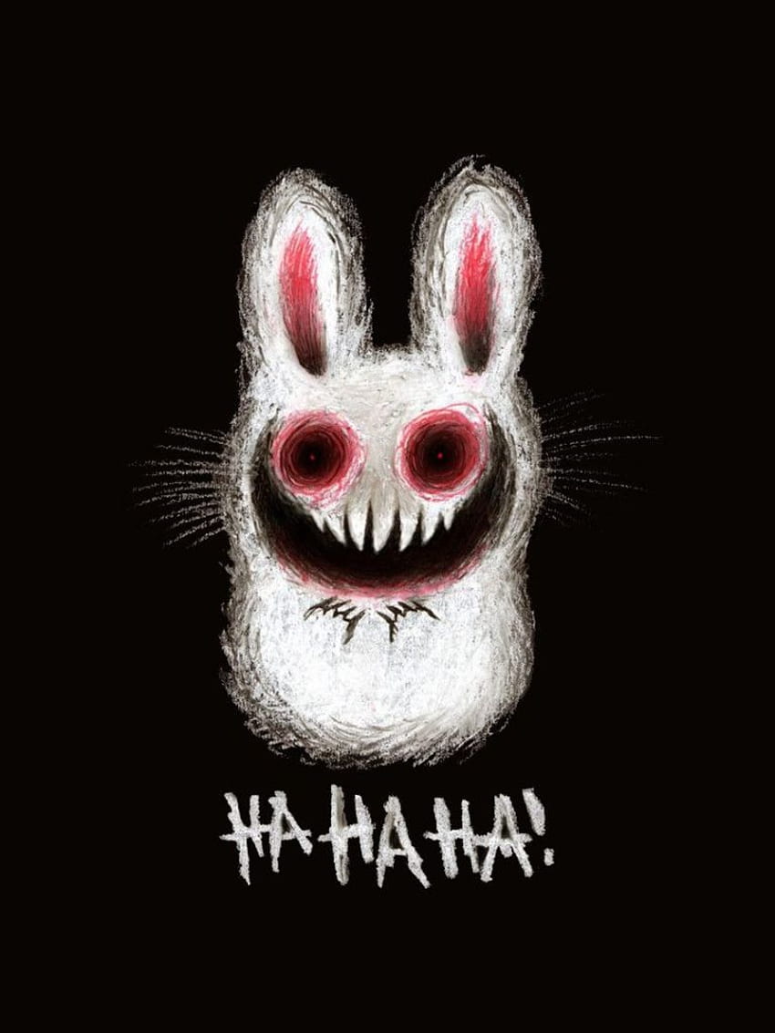 Creepy bunny cute adorable, Cute Horror HD phone wallpaper