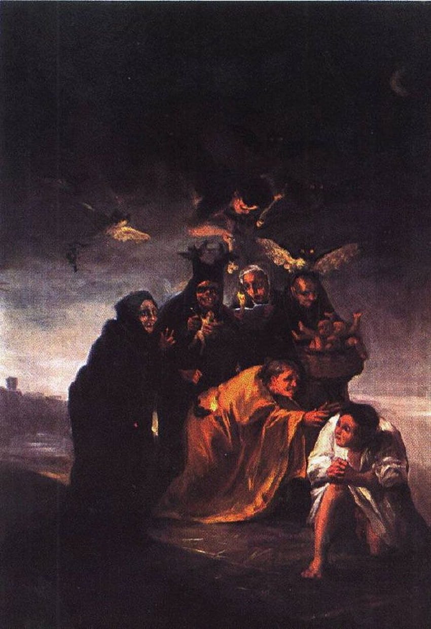 Beschwörung - Francisco Goya HD-Handy-Hintergrundbild