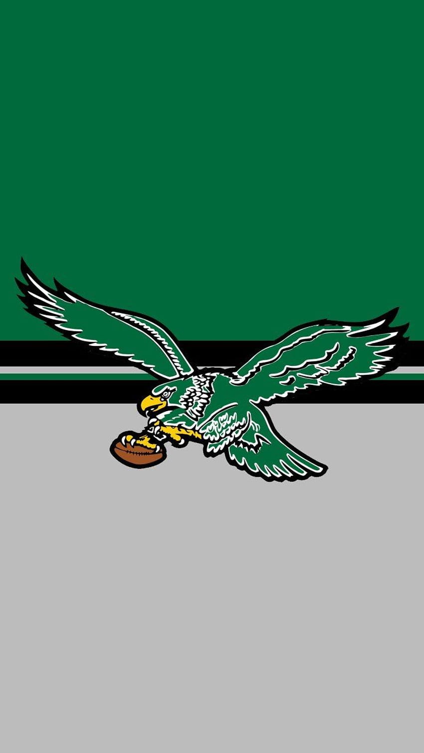 Ein Eagles-Mobile mit dem Throwback-Logo und Kelly, Philadelphia Eagles HD-Handy-Hintergrundbild