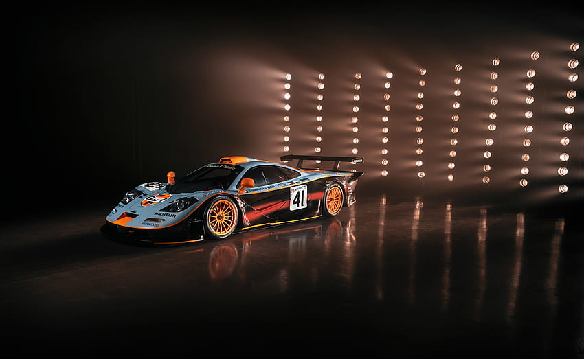 McLaren F1 Gulf - Monaco Special Livery, McLaren Gulf HD wallpaper | Pxfuel