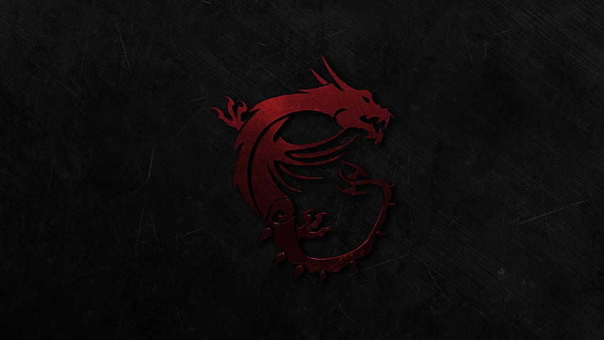MSI Dragon, Red MSI HD wallpaper
