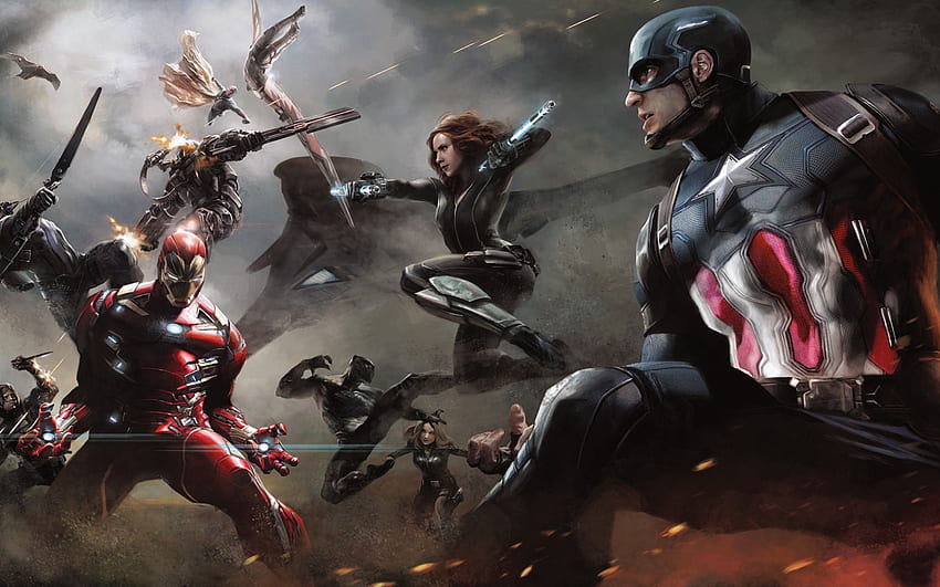 Capitán América: Civil War. fondo de pantalla