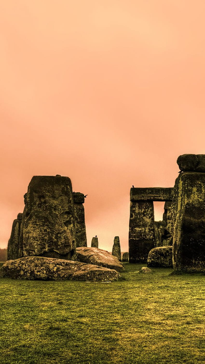 Rocks, Stonehenge, mystical, landscape, . Background , Stonehenge, Beautiful landscapes, Archaeology HD phone wallpaper