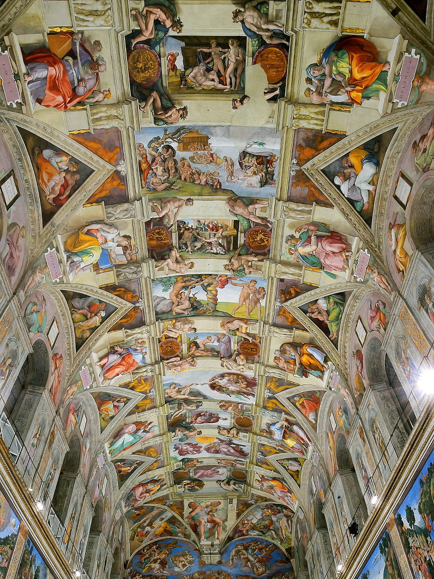 You can now take a virtual tour of the Sistine Chapel online HD phone wallpaper