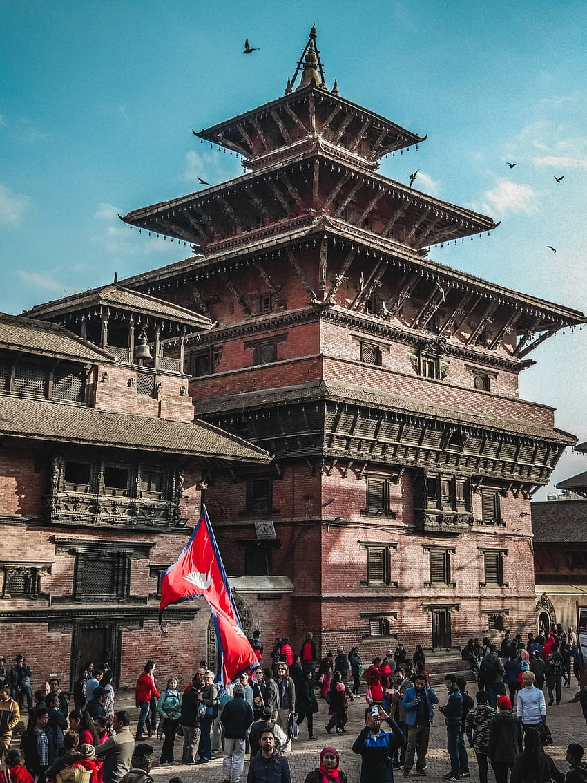 Красив Непал, град Непал HD тапет за телефон