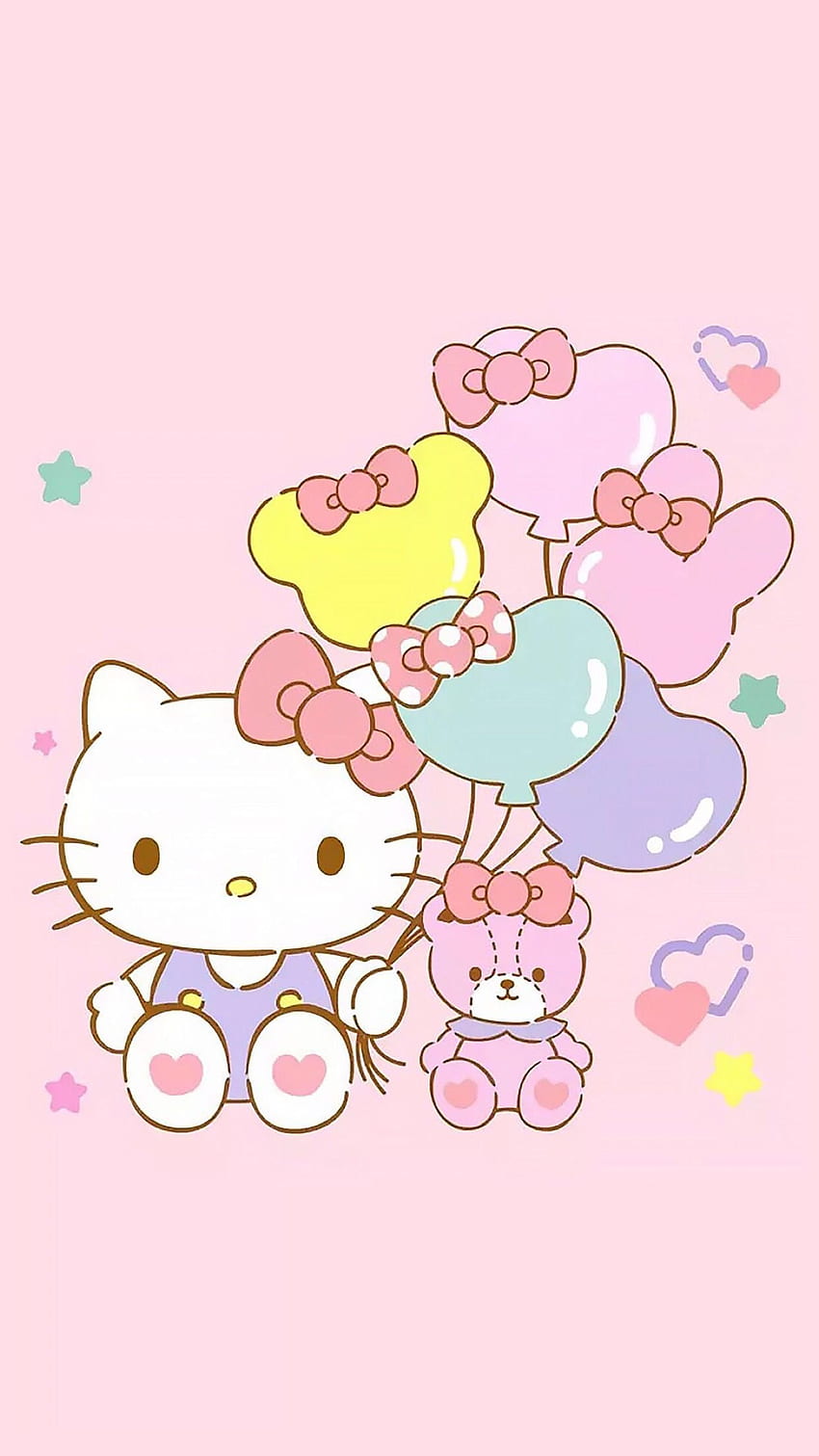 Sanrio Hello Kitty & Friends Rainbow Wallpaper - Kawaii Hoshi