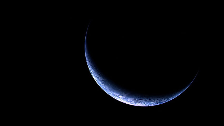 Crescent Moon . Awesome Moon , Pretty Moon and Moon HD wallpaper