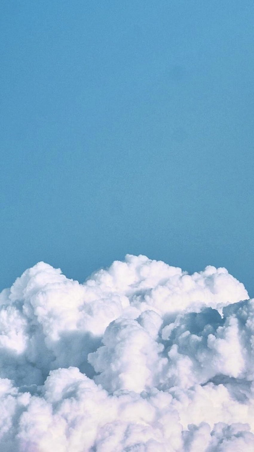 Sky, Cloud, Blue, Daytime, Cumulus, White. Wolken Hintergrund, Hintergrund Iphone, Hintergrundbilder Natur HD phone wallpaper