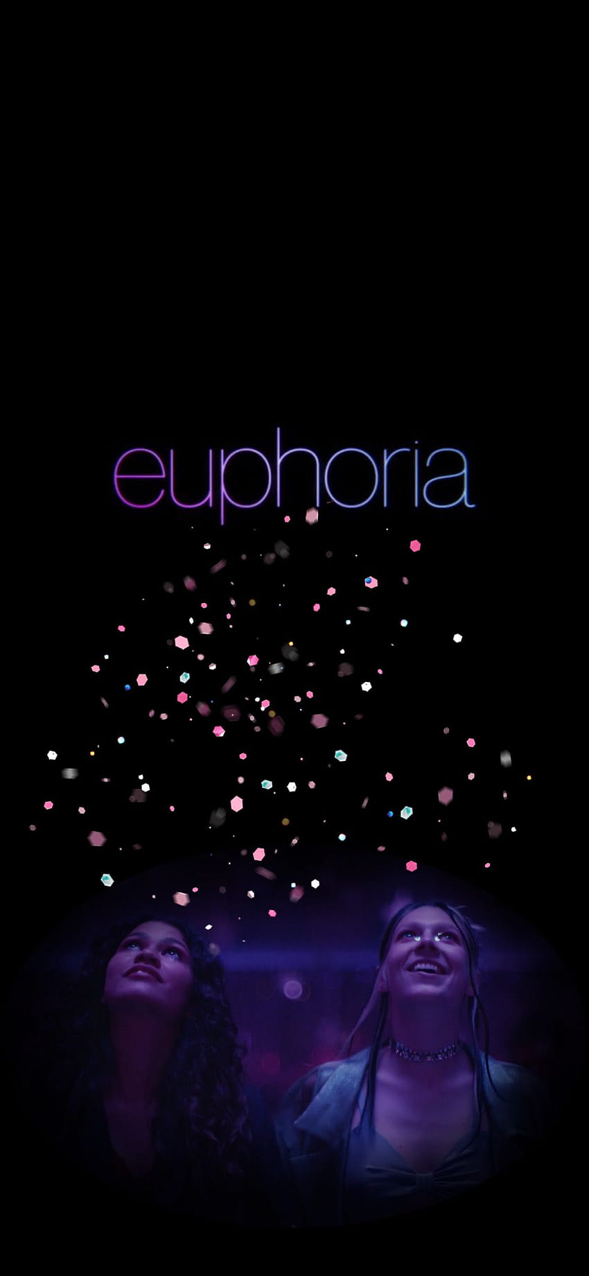 Правила за еуфория. Euphoria, Aesthetic, стенен колаж, Euphoria HBO HD тапет за телефон