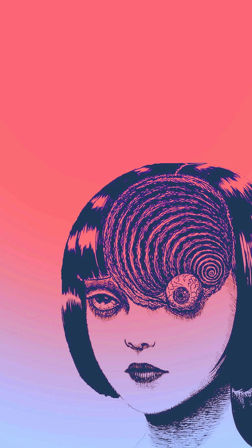 Recolor of the Junji Ito I saw on here HD phone wallpaper