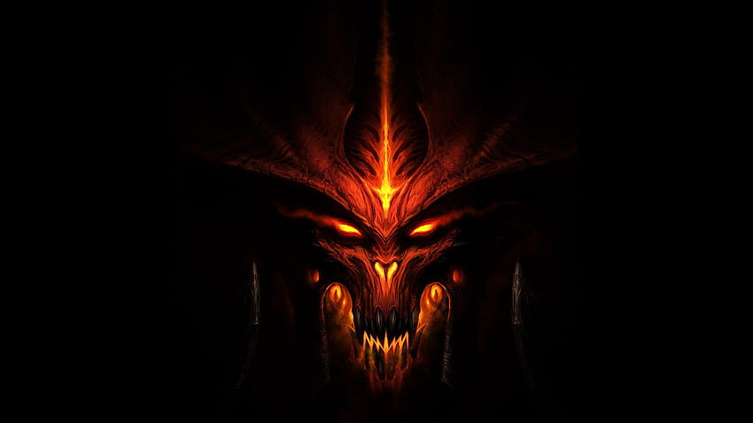 dark, Evil, Orange, Diablo, Diablo III / and Mobile Backgrounds HD wallpaper