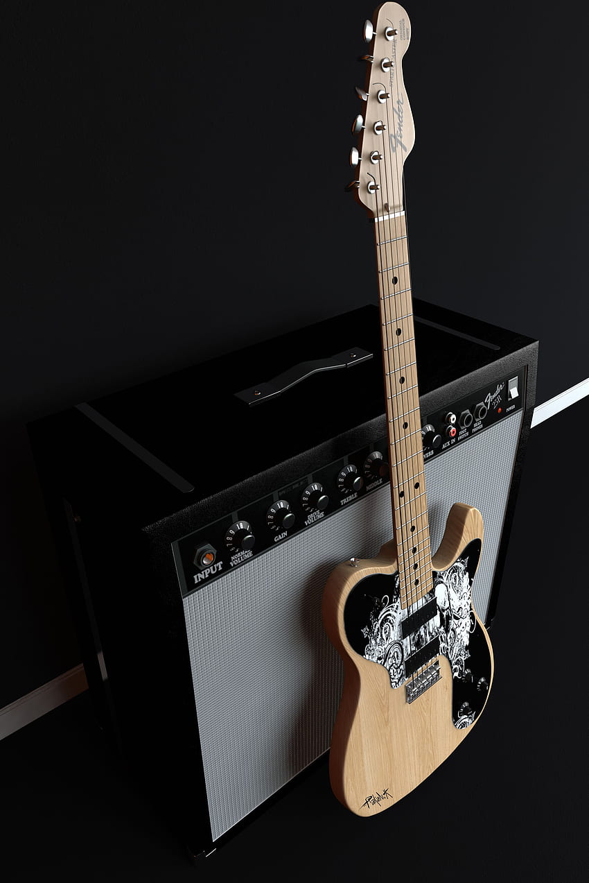 abstract, Fender, guitars, amplifiers, Fender Stratocaster HD phone wallpaper