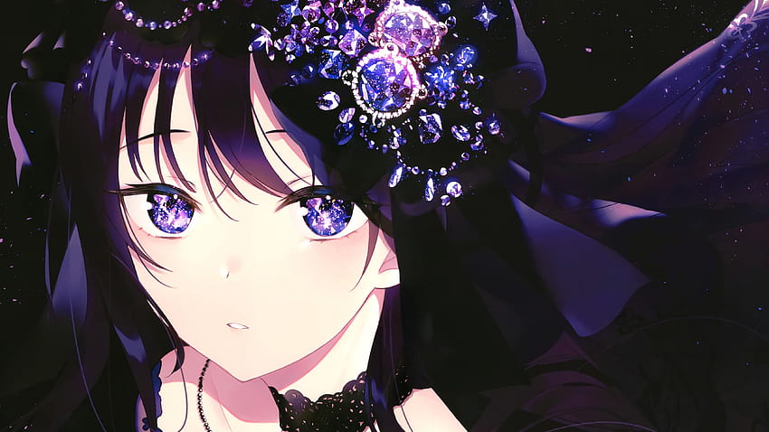 Anime Original Girl Purple Eyes HD wallpaper  Peakpx