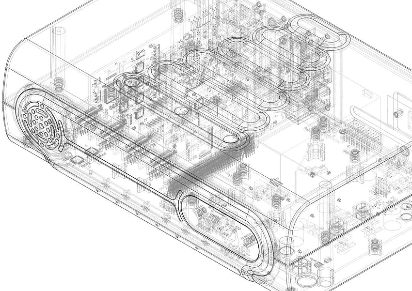 Desenho de Engenharia Mecânica papel de parede HD