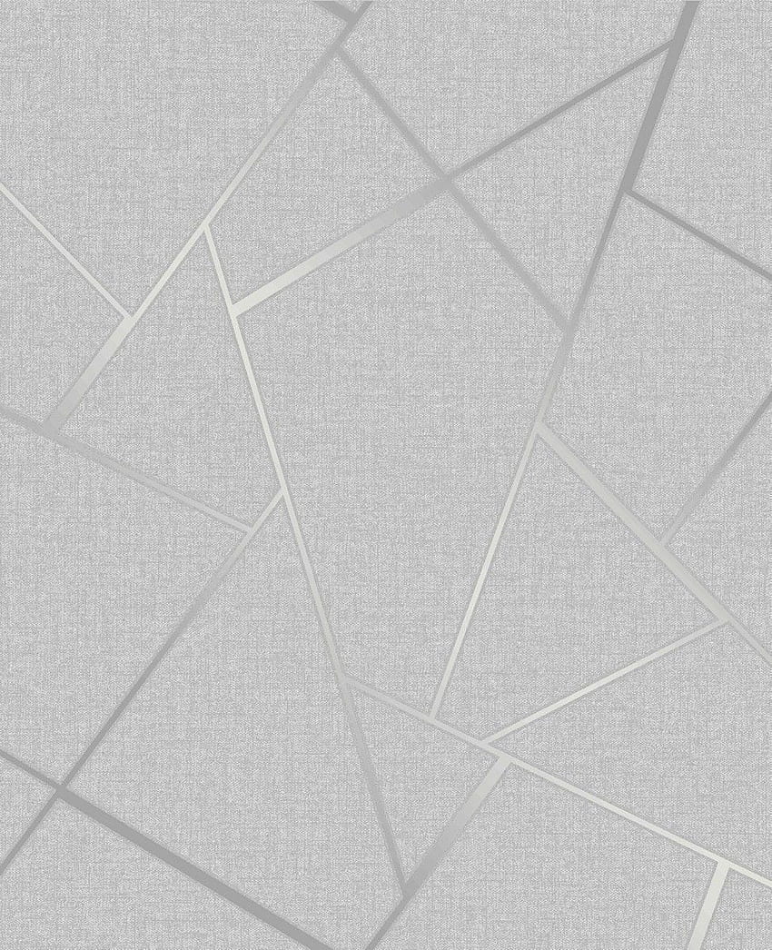 Quarz-Fraktal-geometrisches silbernes Funkeln-strukturiertes Vinyl HD-Handy-Hintergrundbild