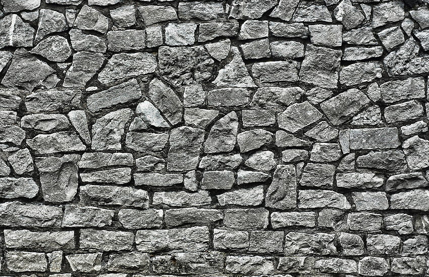 batu abu-abu, , makro, dinding batu, tekstur batu abu-abu, tekstur batu, latar belakang batu, kerikil abu-abu, latar belakang batu, kerikil Wallpaper HD