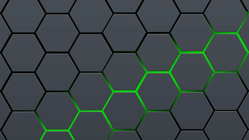 Grüner und schwarzer abstrakter Hintergrund HD-Hintergrundbild