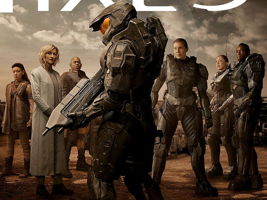 La série télévisée Paramount + Live Action Halo obtient une nouvelle affiche, Halo 2022 Fond d'écran HD