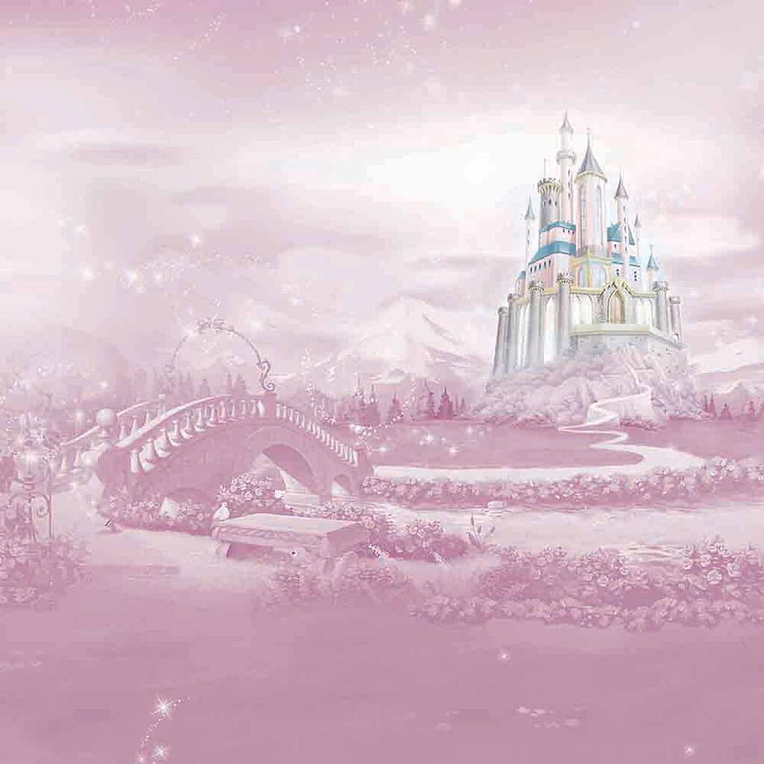 Princess Castle Mural, Pink Princess Castle HD phone wallpaper | Pxfuel