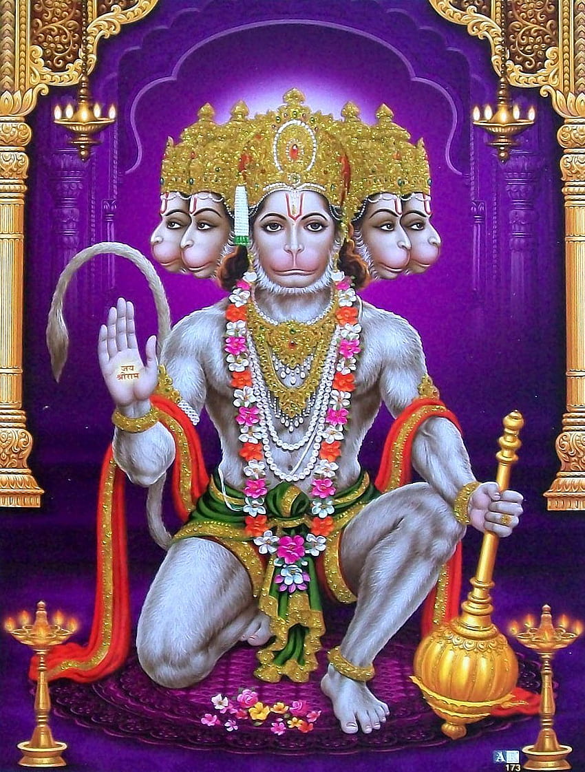 Panchmukhi Hanuman. Lord hanuman , Hanuman, Panchamukha Hanuman HD ...